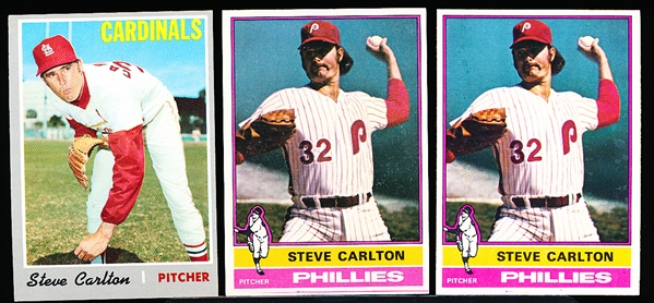 Steve Carlton- 8 Cards
