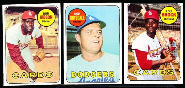 1969 T Baseball- 5 Stars