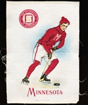 1910’s Murad? Tobacco 5 x 7 College Silk- University of Minnesota Hockey