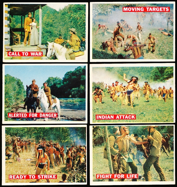 1956 Topps “Davy Crockett” Series #1 (Orange Backs)- 37 Diff.