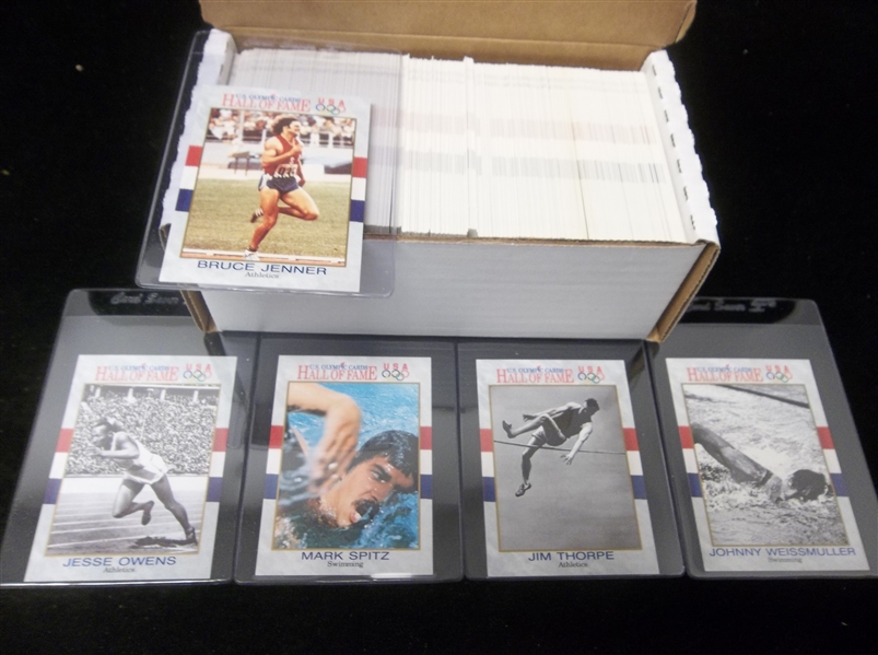 1991 Impel “U.S. Olympic Cards Hall of Fame” Complete Sets of 90- 4 Sets