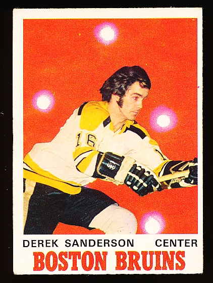 1970-71 OPC Hockey #136 Derek Sanderson