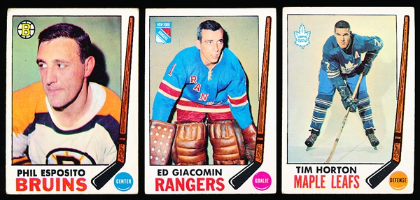 1969-70 Topps Hockey- 25 Diff. Cards