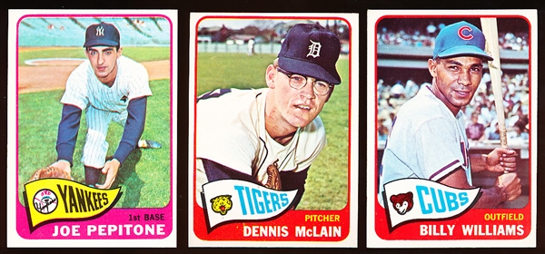 1965 Topps Baseball- 6 Diff