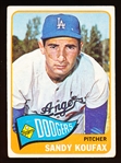 1965 Topps Baseball- #300 Sandy Koufax, Dodgers