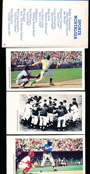 1979 UPI Great Moments in Sports/Sports Nostalgia- 3 Diff