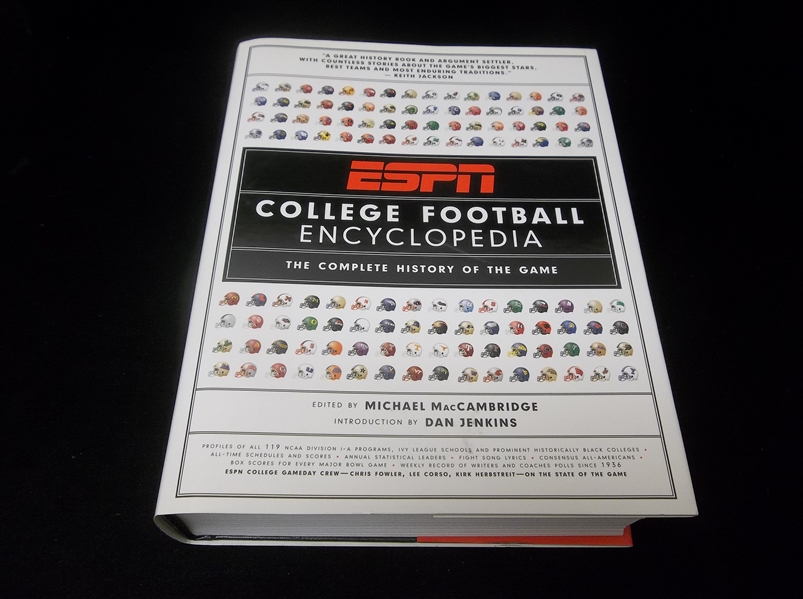 2005 ESPN College Football Encyclopedia: The Complete History of the Game” Edited by Michael MacCambridge