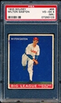 1933 Goudey Baseball- #65 Milton Gaston, White Sox- PSA Vg-Ex 4 (MK)