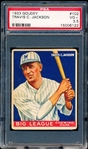 1933 Goudey Baseball- #102 Travis Jackson, NY Giants- PSA Vg+ 3.5