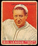 1933 Goudey Baseball- #2 Dazzy Vance, Cardinals