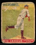 1933 Goudey Baseball- #19 Bill Dickey, Yankees