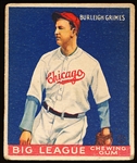 1933 Goudey Baseball- #64 Burleigh Grimes, Cubs