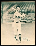 1934-36 Batter Up Bb- Hi#- #84 “Boze” Berger, Indians