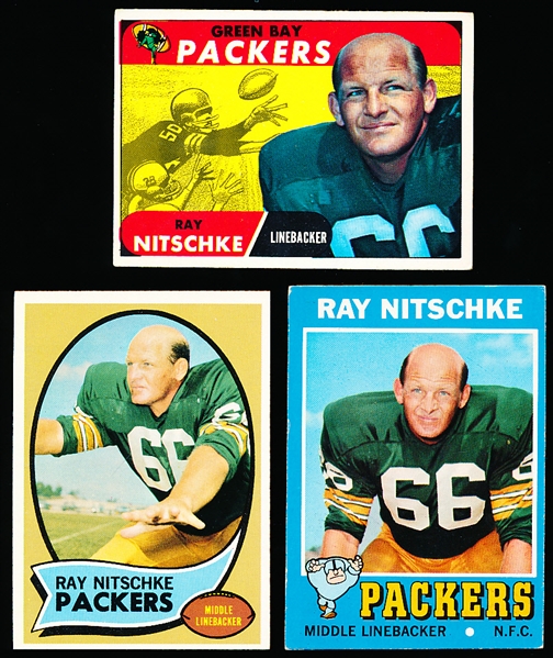 Ray Nitschke- 8 Cards