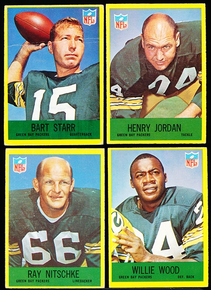 1967 Philly Fb- 7 Diff Green Bay Packers