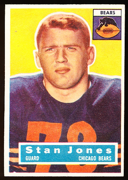 1956 Topps Football- #71 Stan Jones, Bears