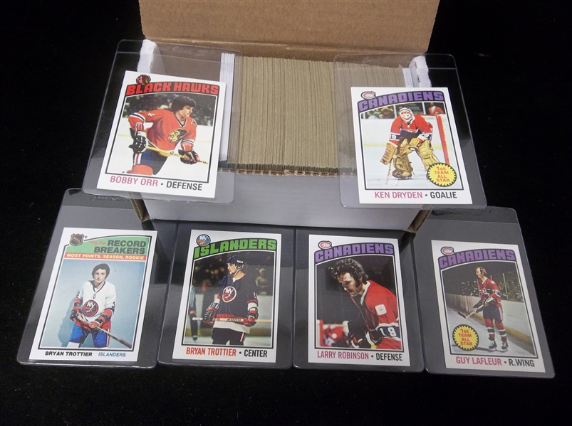 1976-77 Topps Hockey Near Set- 263 of 264