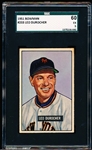 1951 Bowman Baseball- #233 Leo Durocher, Giants- SGC 60 (Ex 5)