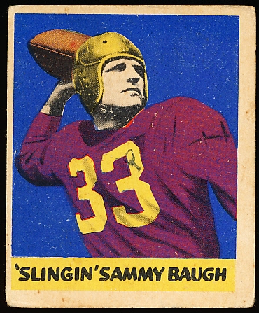1949 Leaf Football- #26 Sammy Baugh, Redskins