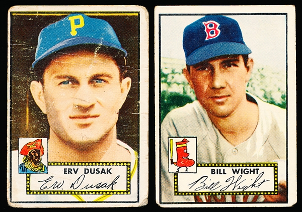 1952 Topps Bb- 2 Cards
