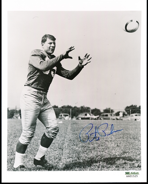 Lot Detail - Autographed Pete Pihos Philadelphia Eagles NFL B/W 8” X 10 ...