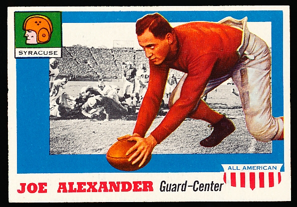 1955 Topps Fb All American- #41 Joe Alexander