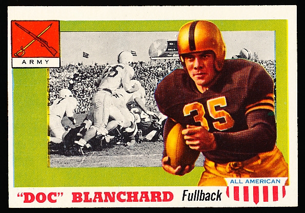 1955 Topps Fb All American- #59 Doc Blanchard, Army