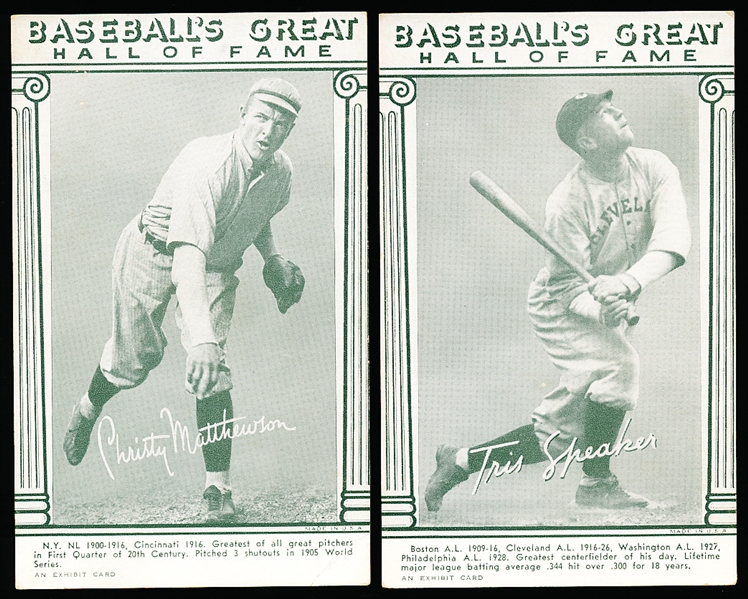 1948 Baseball’ Great Hall of Fame Exhibits- 3 Diff