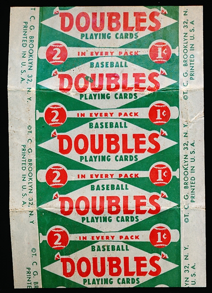 1951 Topps Baseball- Red Backs- 1 Cent Wrapper