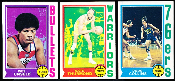 1974-75 Topps Bskbl.- 20 Diff. Cards