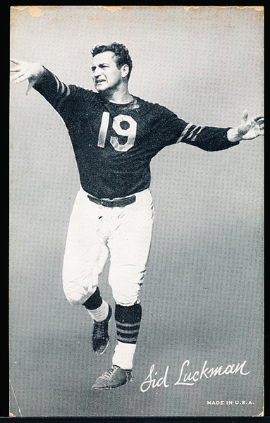 1948-52 Football Exhibit- Sid Luckman