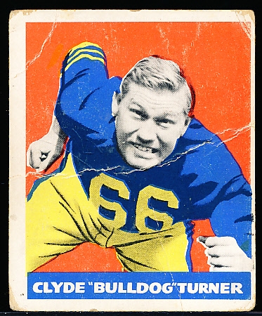 1948 Leaf Fb- #3 Clyde (Bulldog) Turner, Bears