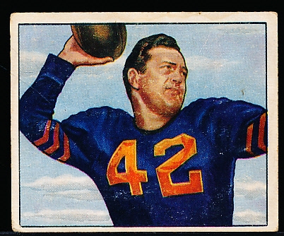 1950 Bowman Fb- #27 Sid Luckman, Bears