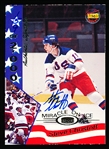1995 Signature Rookies 1980 U. S. Olympic Team Hockey “Miracle on Ice Autograph” #8 Steve Christoff