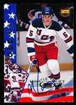 1995 Signature Rookies 1980 U. S. Olympic Team Hockey “Miracle on Ice Autograph” #27 Mike Ramsey