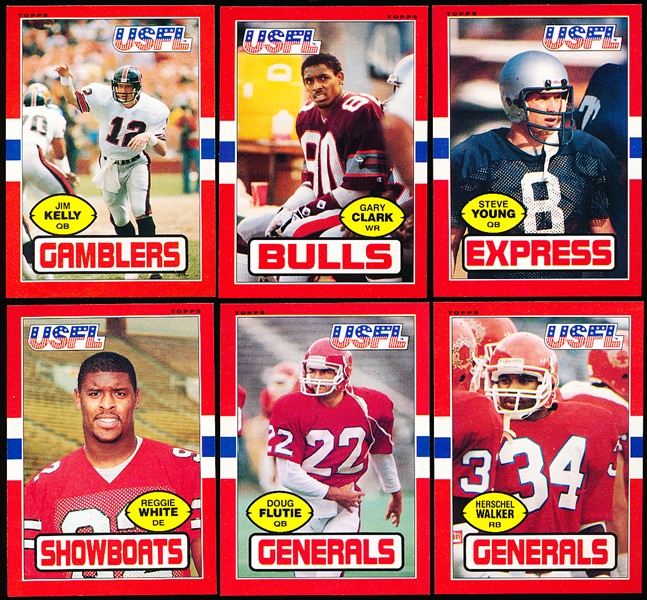 1985 Topps USFL Ftbl.- 1 Complete Set of 132 Cards with Original Factory Box