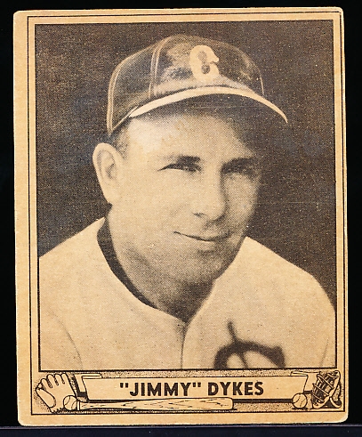 1940 Playball Bb- Hi#- #187 Dykes, Chicago