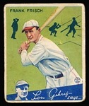 1934 Goudey Baseball- #13 Frank Frisch, Cards