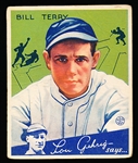 1934 Goudey Baseball- #21 Bill Terry, Giants