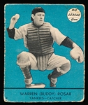1941 Goudey Baseball- #4 Buddy Rosar, Yankees- Blue