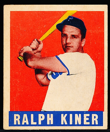 1948/49 Leaf Bb- #91 Ralph Kiner, Pirates