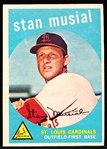 1959 Topps Bb- #150 Stan Musial, Cards