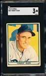 1941 Playball Baseball- #60 Chuck Klein, Phillies- SGC 3 (Vg)- Hi#