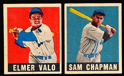 1948-49 Leaf Baseball- 2 Diff Phil A’s