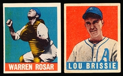 1948-49 Leaf Baseball- 2 Diff Phil. A’s
