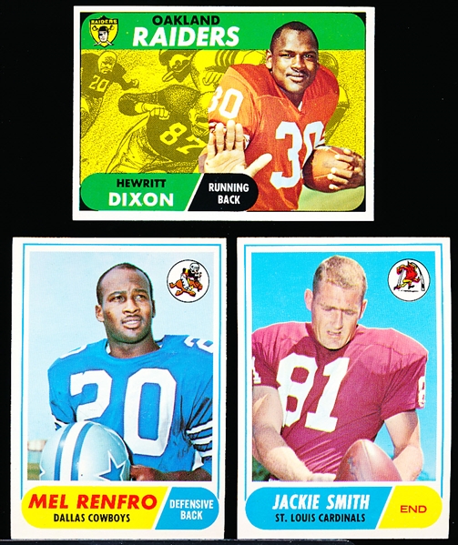 1968 Topps Football- 30 Diff