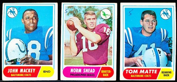 1968 Topps Fb- 90 Assorted