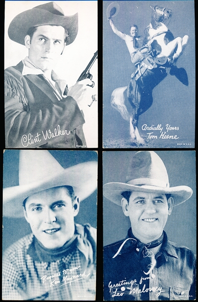 1930’s-50’s Exhibit Western Movies Cards- 8 Diff.