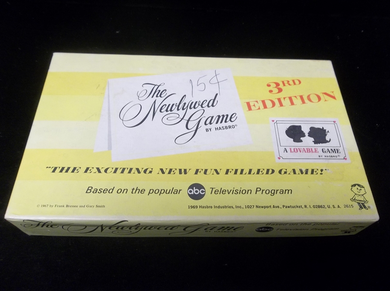 1969 Hasbro “The Newlywed Game” 3rd Edition Boxed Set