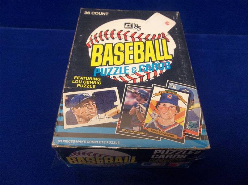 1985 Donruss Baseball- 1 Unopened Wax Box
